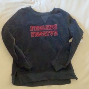 Wondershop, Black and red, Medium, Feeling Festive crewneck